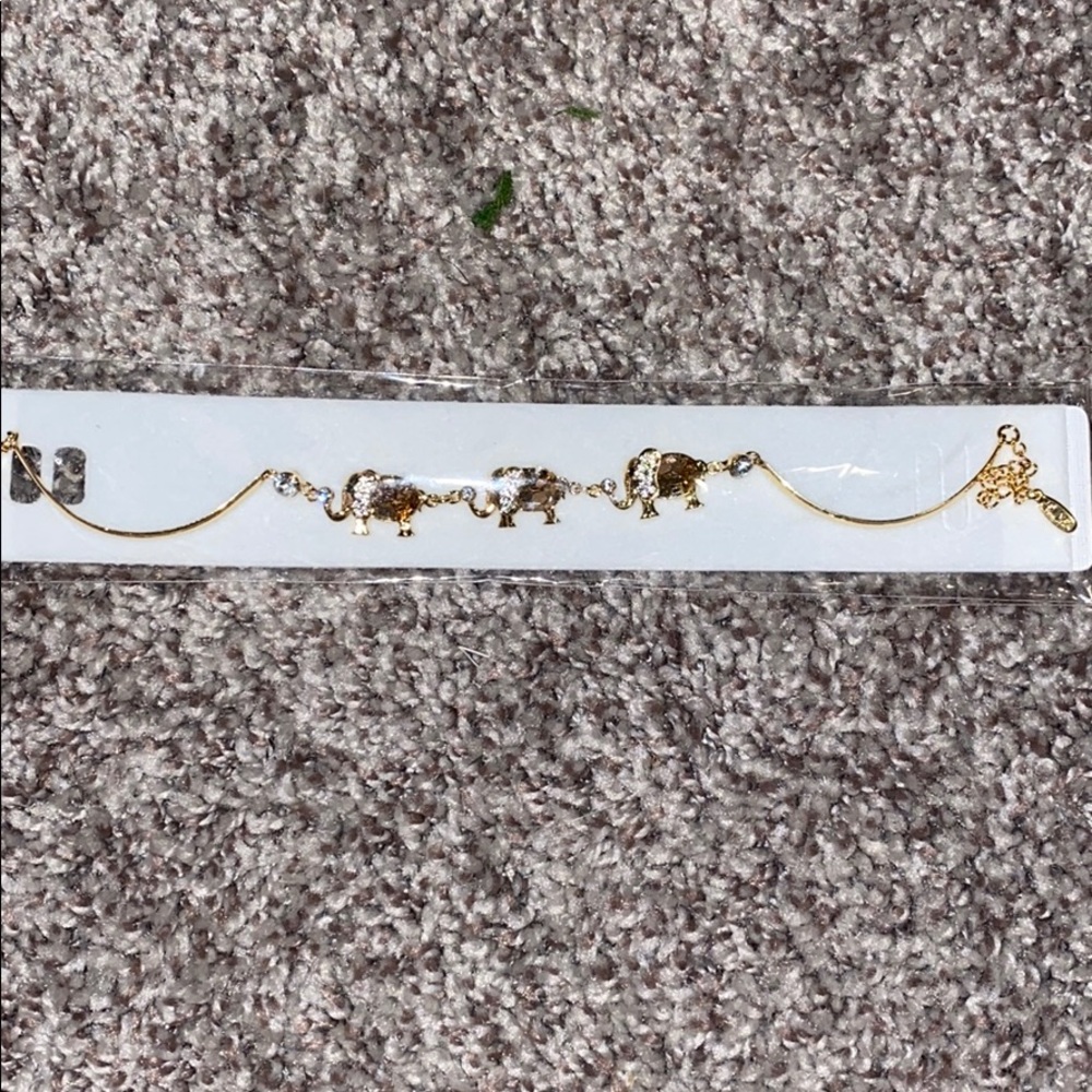 Gold Elephant bracelet